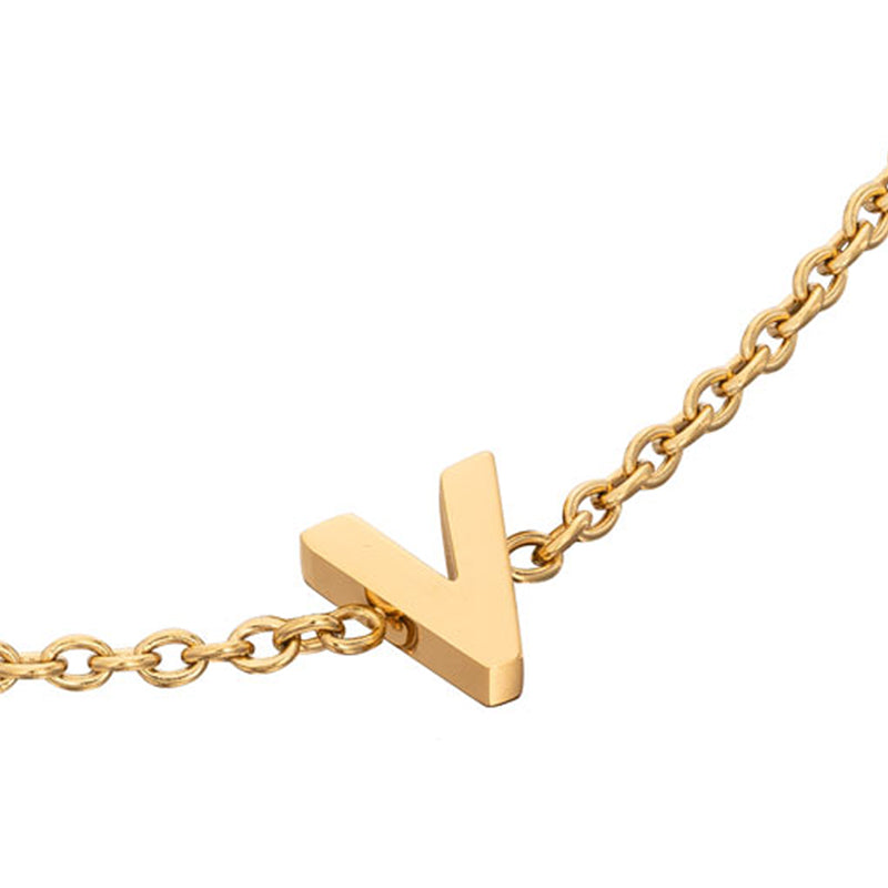 Made Mine Initial Anklet (Gold)