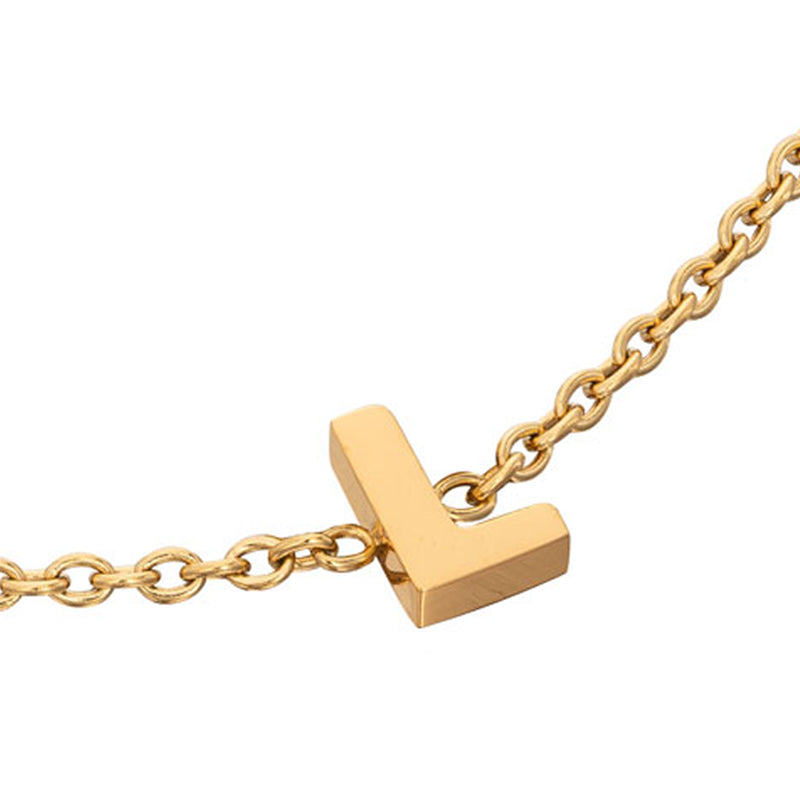 Made Mine Initial Anklet (Gold)