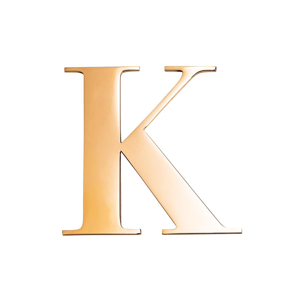 Jewellery Box Gold Small Metal Letter