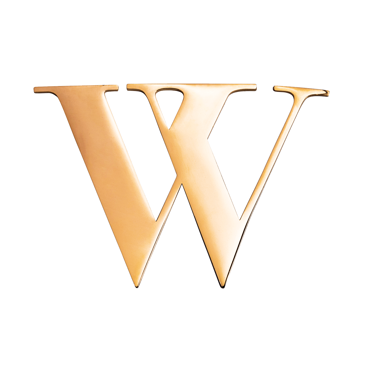 Jewellery Box Gold Small Metal Letter