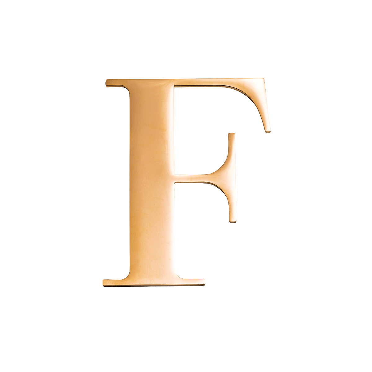 Metal Letter Pins (Gold)