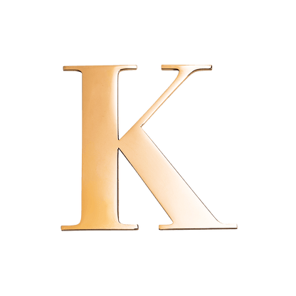 Large Metal Letters - Gold