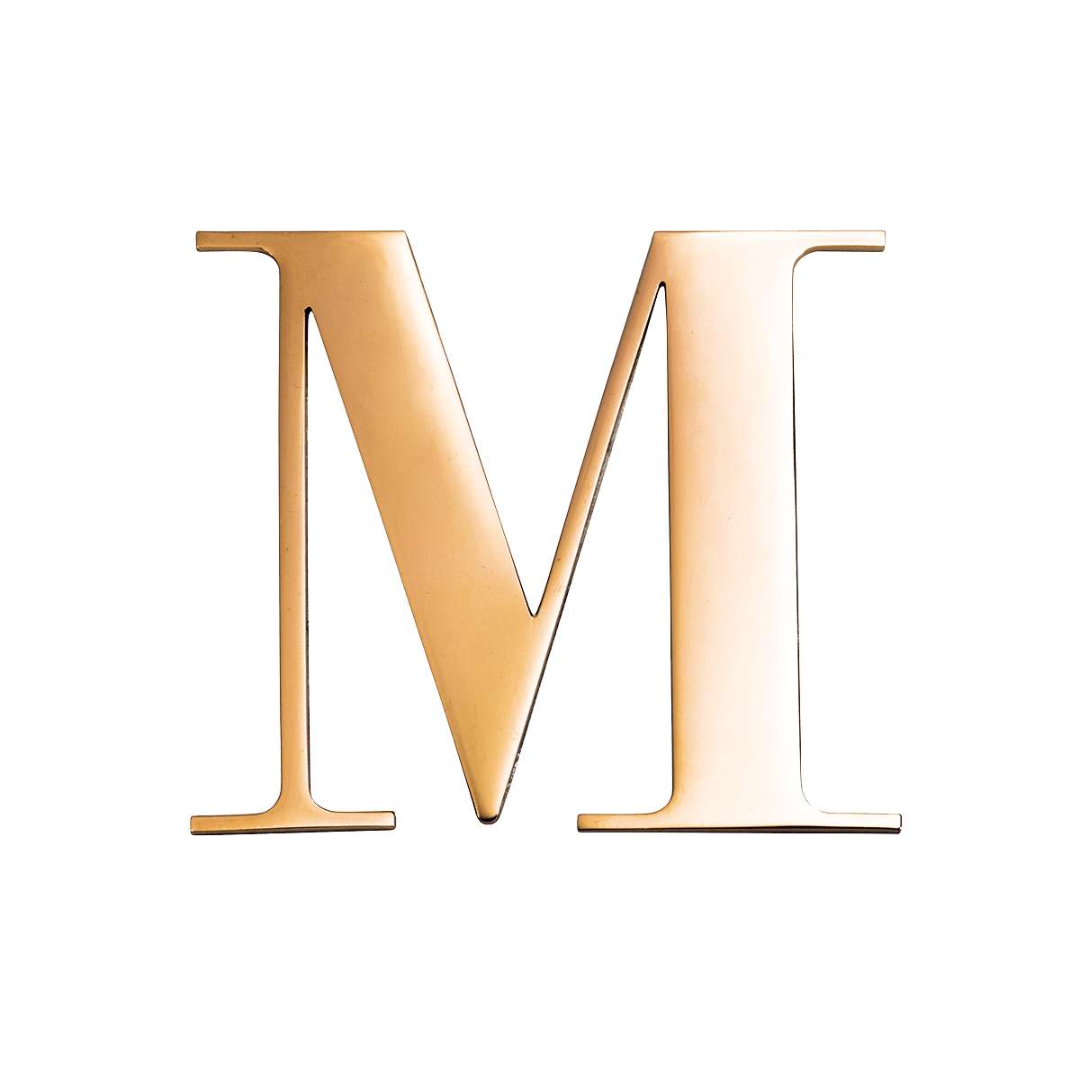 Large Metal Letters - Gold