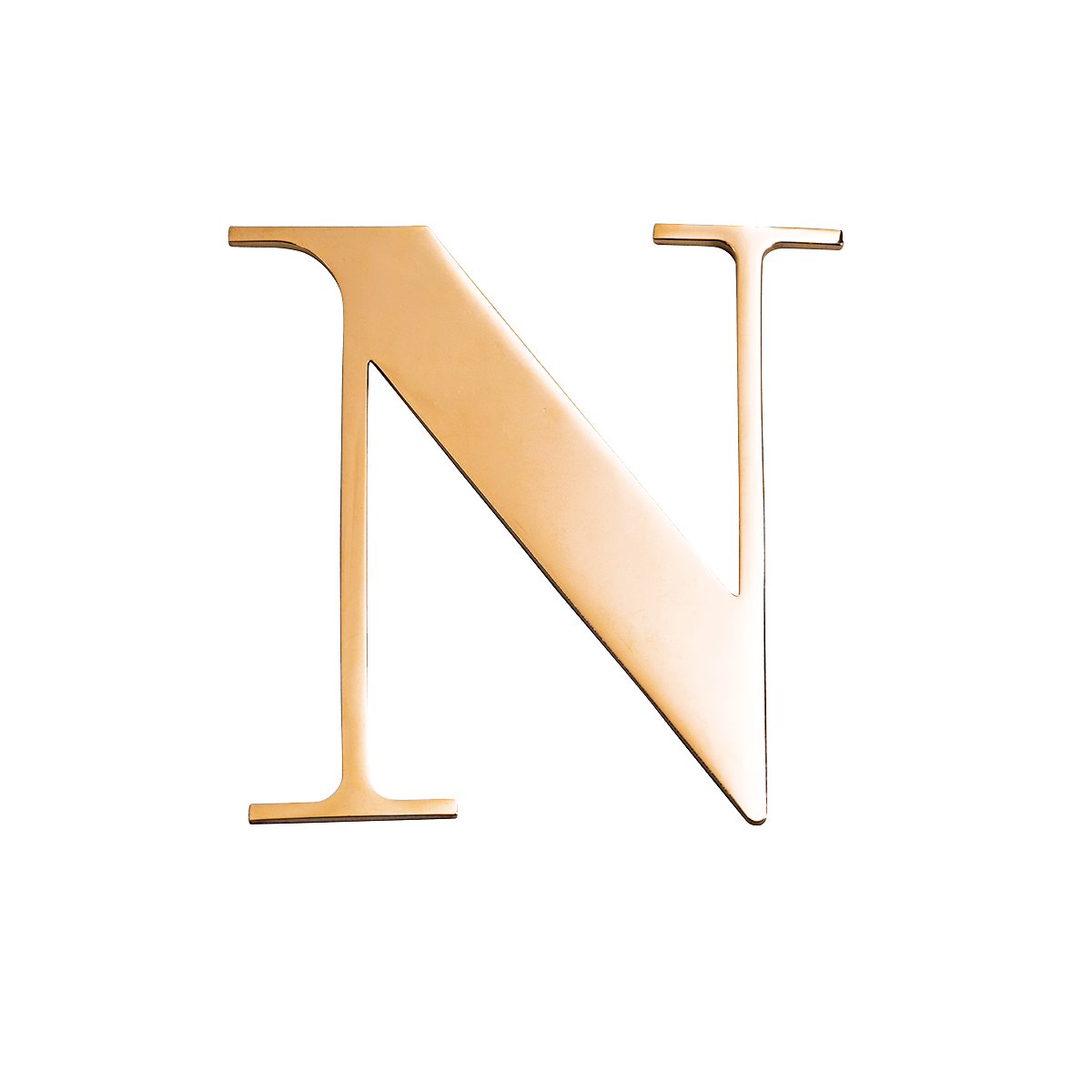 Custom Figaro Icon - Initial (Gold)