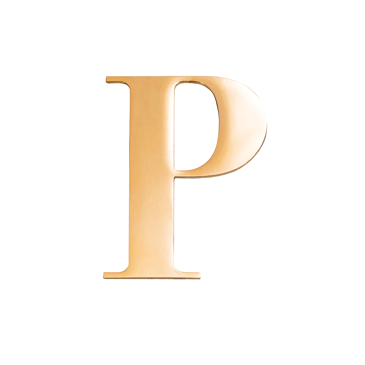 Large Metal Letters - Gold