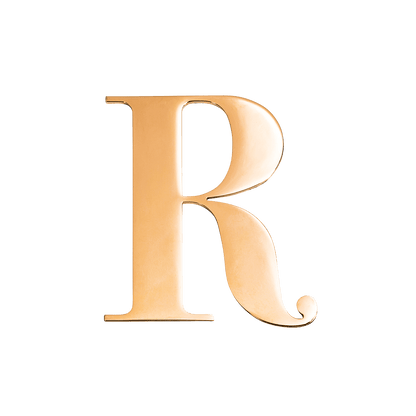 Metal Letter Pins (Gold)