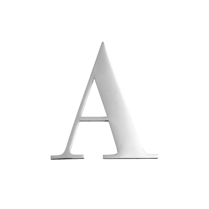 Large Metal Letters - Silver
