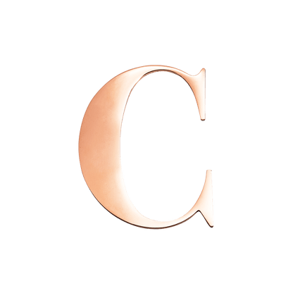 Letter Ring (Rose Gold)