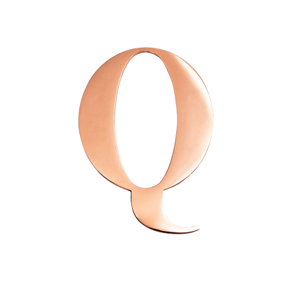 Letter Ring (Rose Gold)