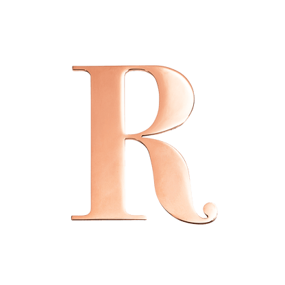 Letter Ring (Rose Gold)