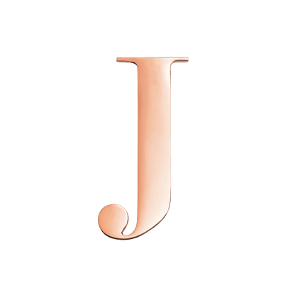 Rose Gold Small Metal Letter