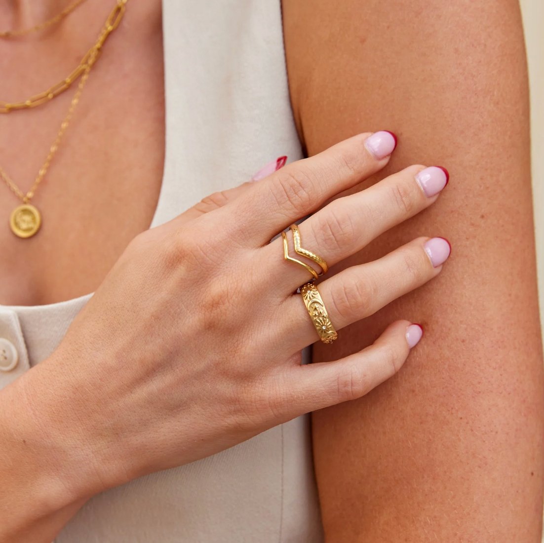 Celestial Gold Ring