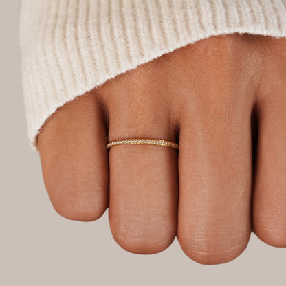 Eternity 18K Crystal Ring