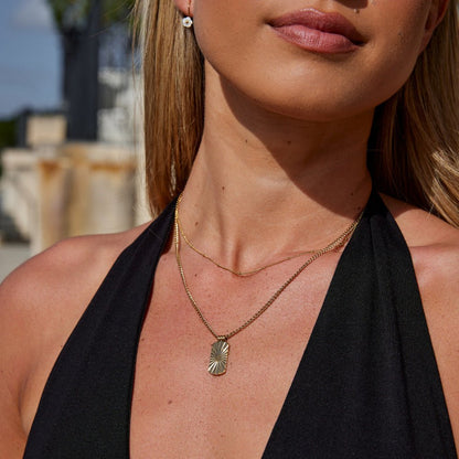 Kiya Gold Pendant Necklace